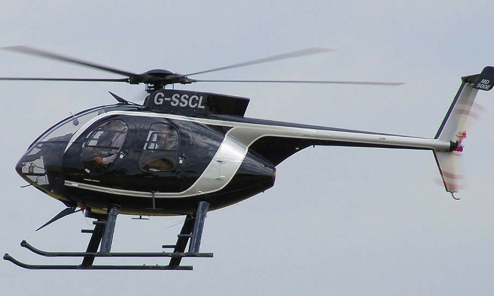 Hélicoptère : survol de Saint Martin de la Brasque