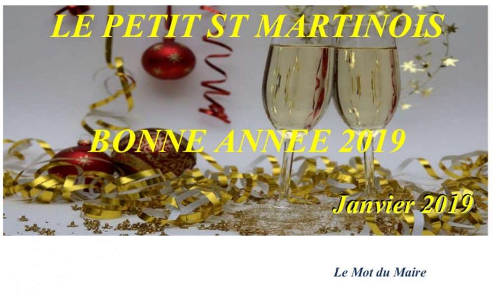 Le Petit Saint Martinois de Janvier 2019
