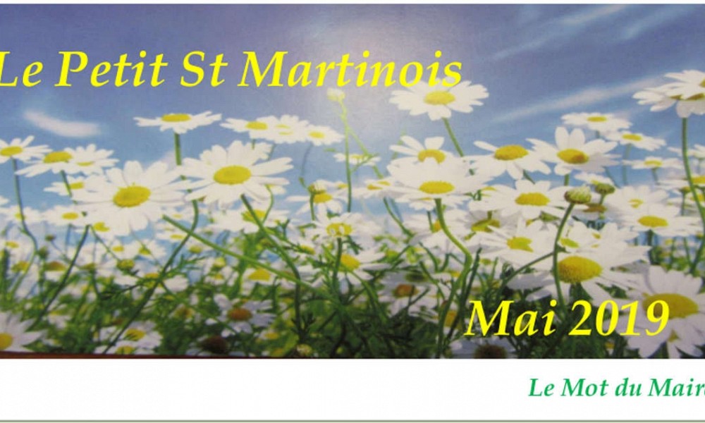Le Petit Saint Martinois de Mai 2019